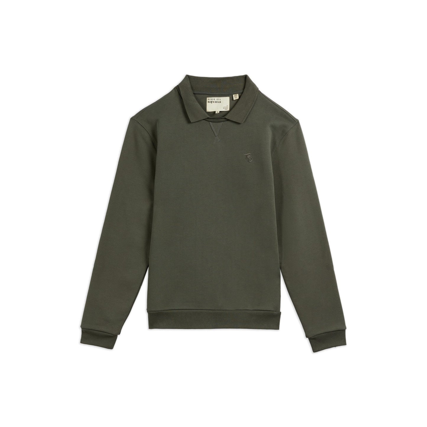 Men Morden-Mib Ls Collared Sweater - Dark-Grey