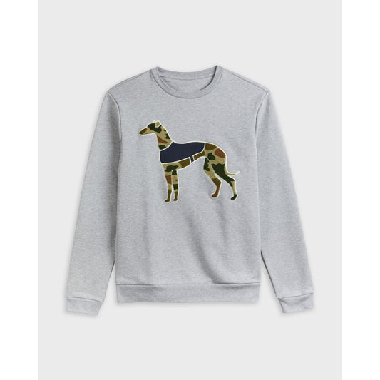 Men Leyyton-Mib Ls Whippet Sweater - Grey-Marl