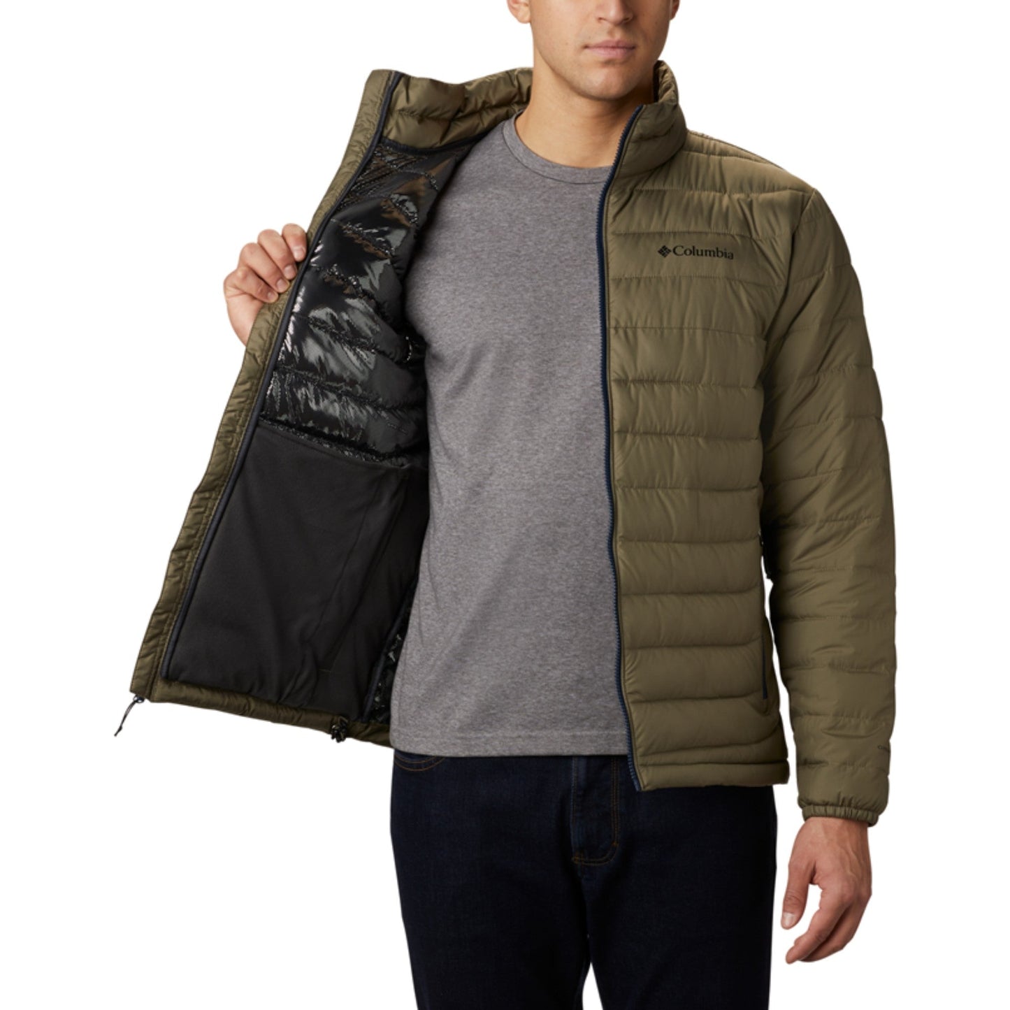 Men Powder Lite Jacket - Stone Green