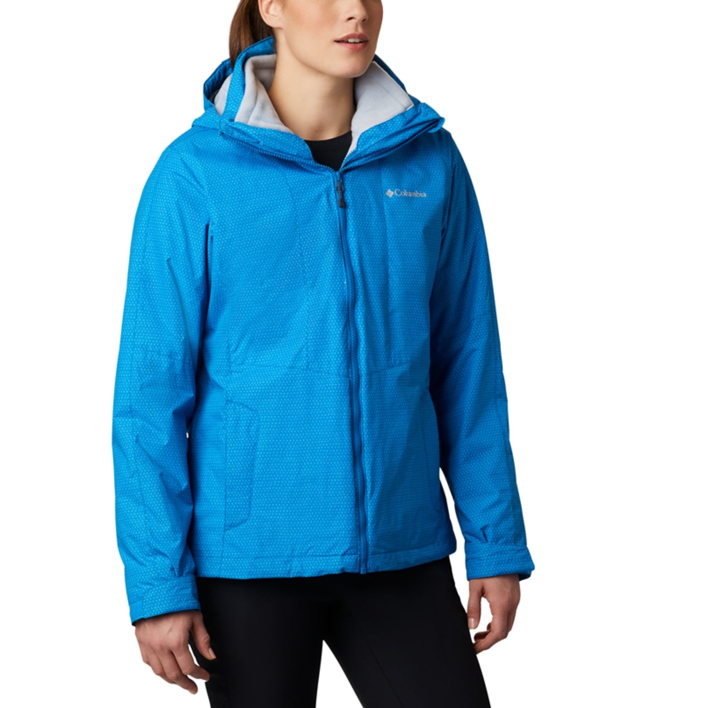 Women Ruby River Interchange Jacket - Fathom Blue Sparkler Print