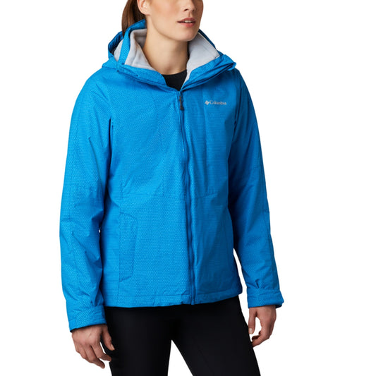 Women Ruby River Interchange Jacket - Fathom Blue Sparkler Print