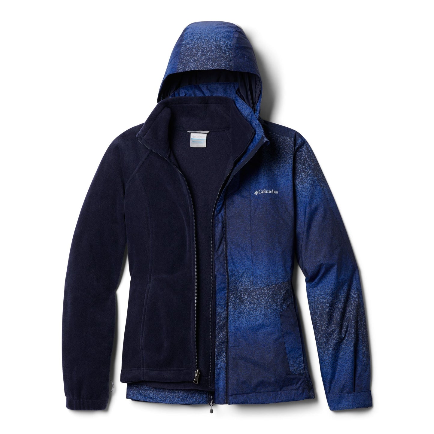 Women Ruby River Interchange Jacket - Dark Nocturnal Spotty Ombre Print