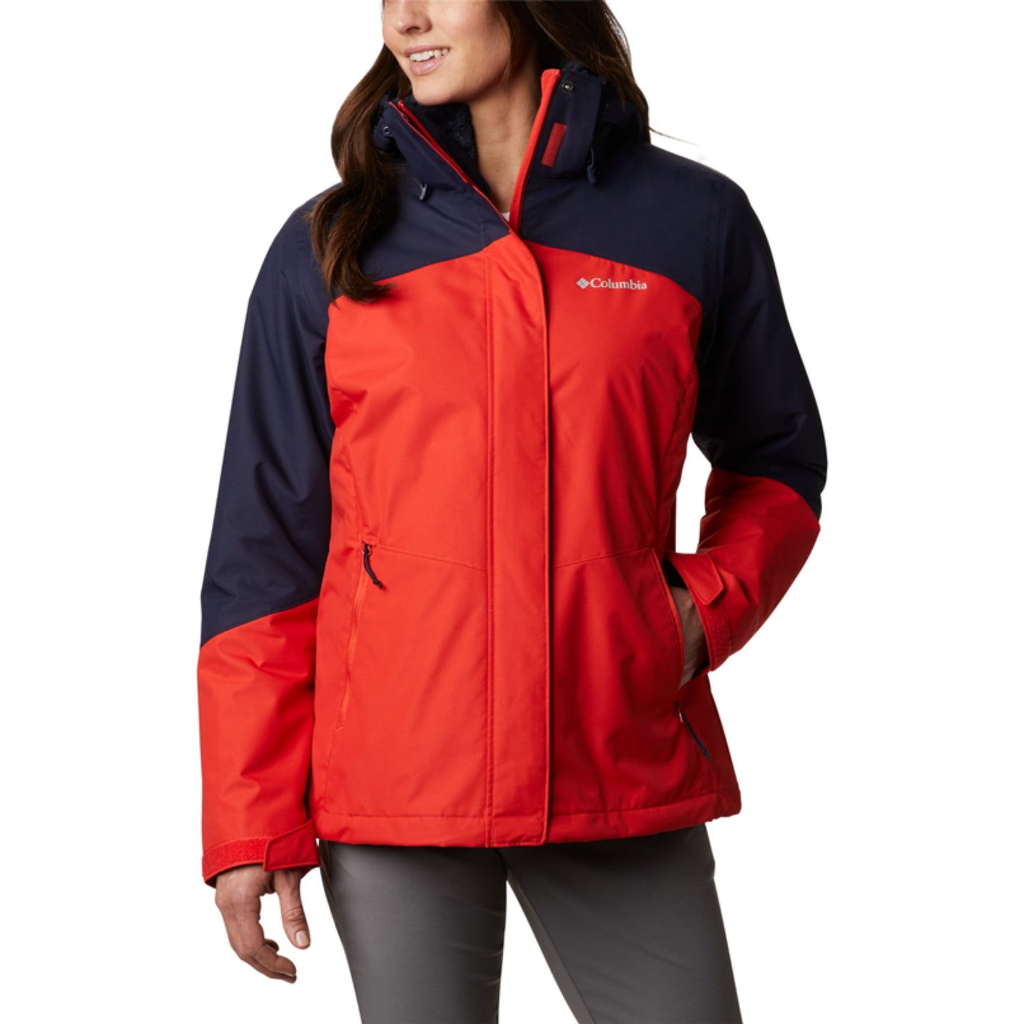 Women Bugaboo Ii Fleece Interchange Jacket - Bold Orange