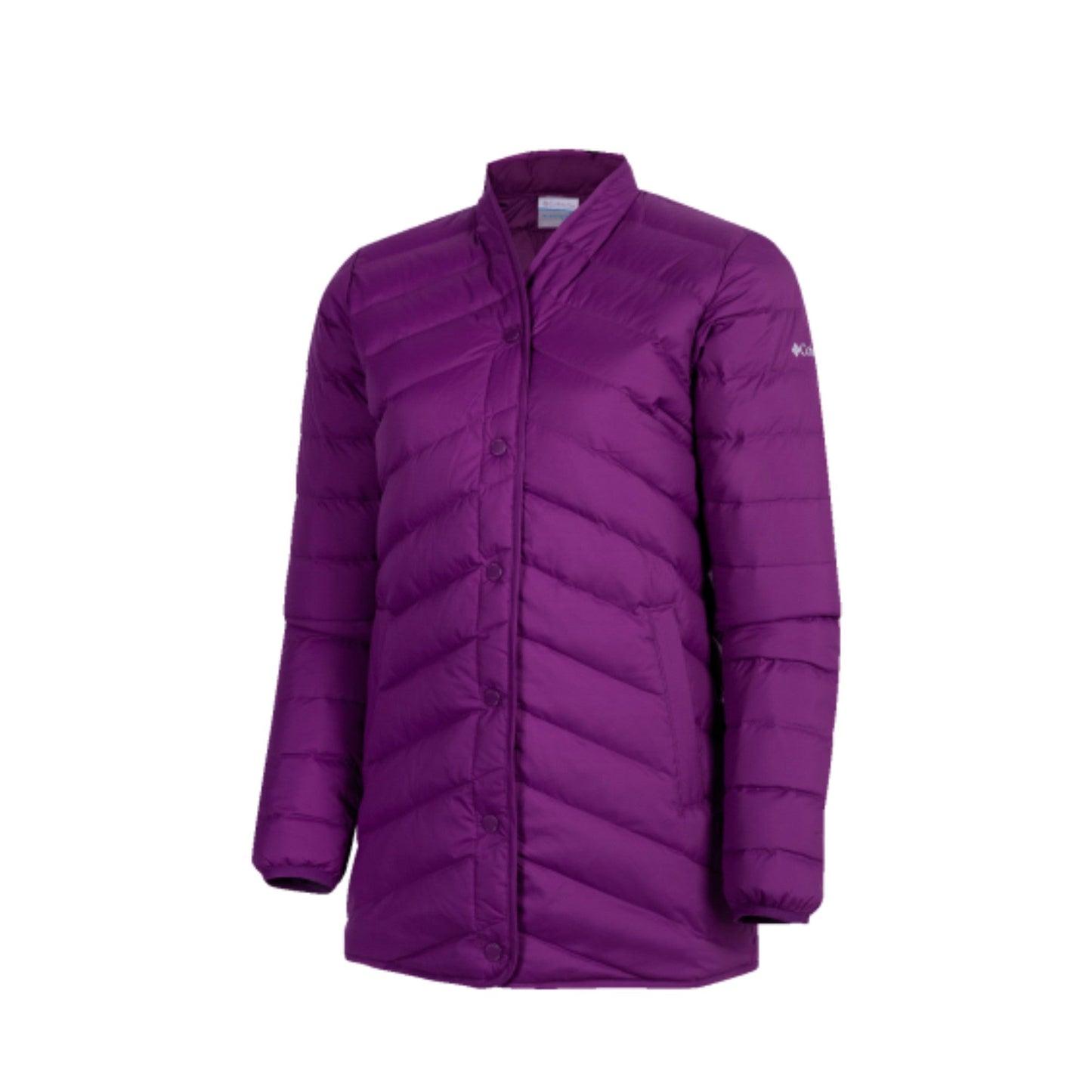 Women Crown Point Down Interchange Jacket - Black Cherry Wild Iris