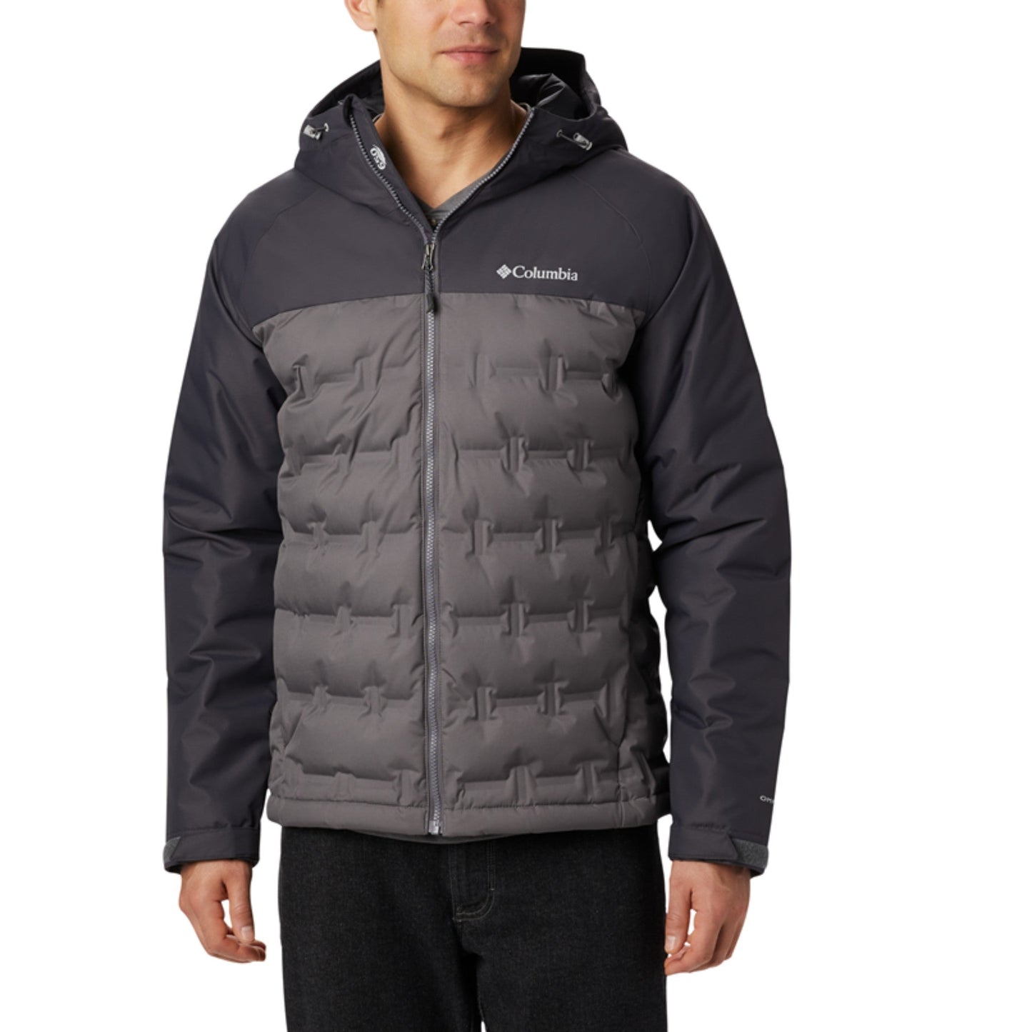 Men Grand Trek Down Jacket - City Grey Shark