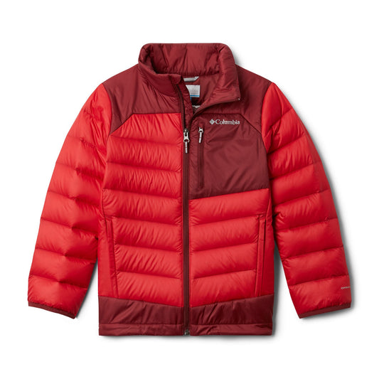 Kids Autumn Park Down Jacket - Mountain Red Red Jasper