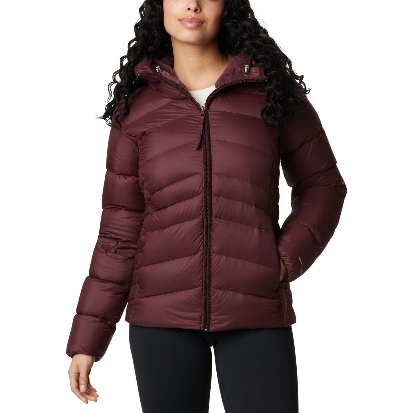 Women Autumn Park Down Hooded Jacket - Seminole