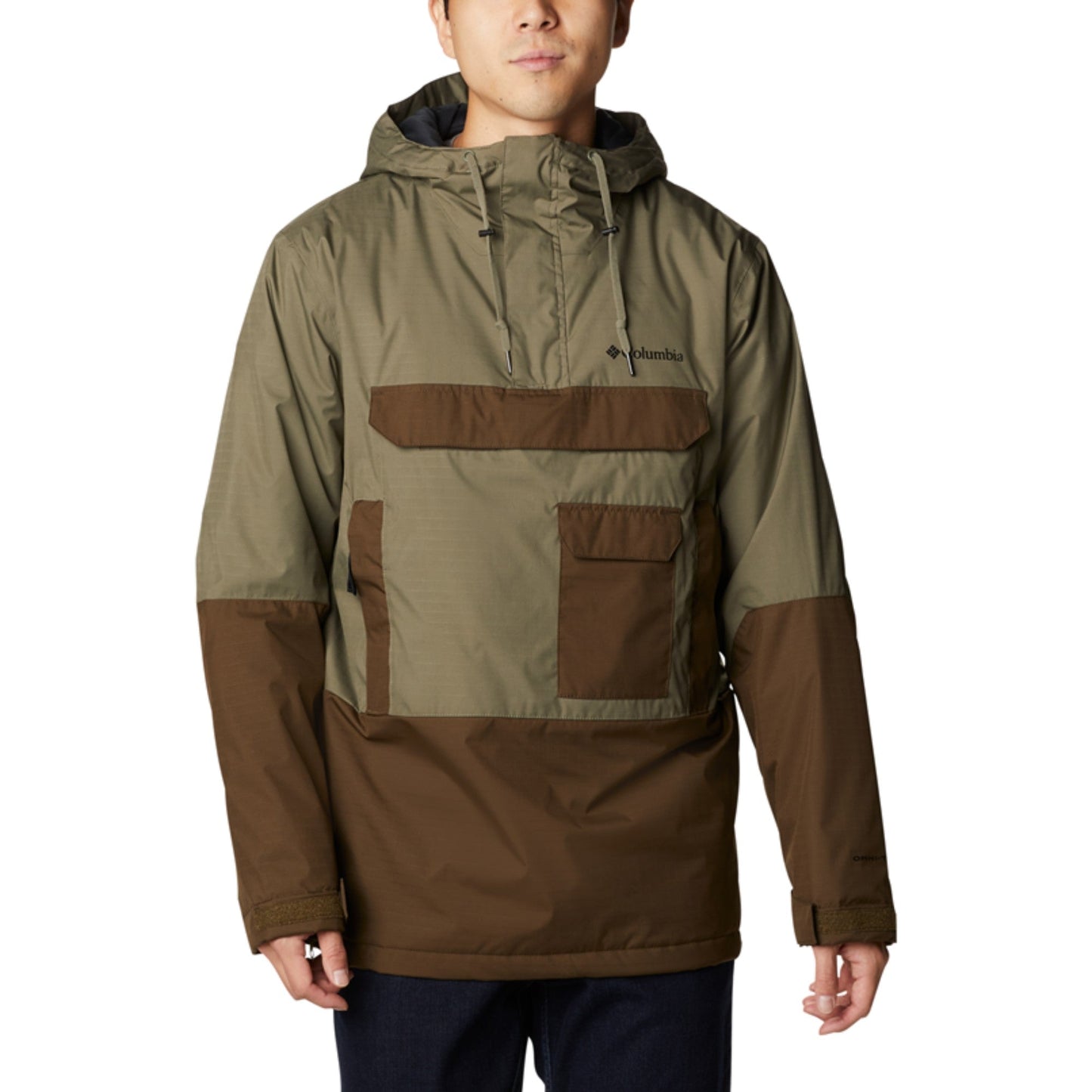 Men Buckhollow Insulated Anorak - Stone Green Olive Green