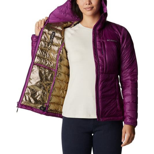 Women Infinity Summit Double Wall Dn Hdd Jkt - Plum