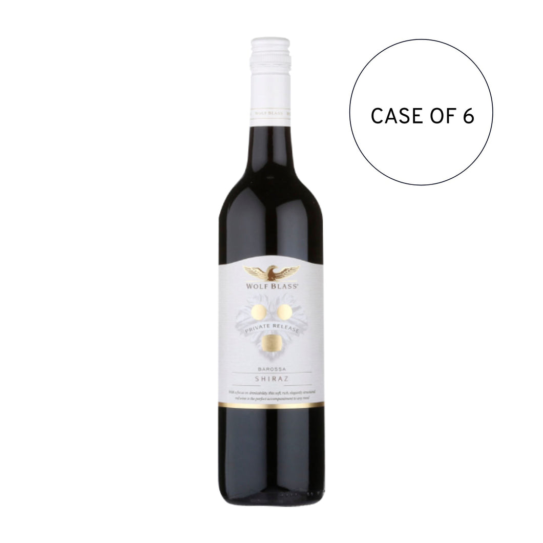 Wolf Blass Private Release Shiraz 2019 - (Case of 6 x 750ml)