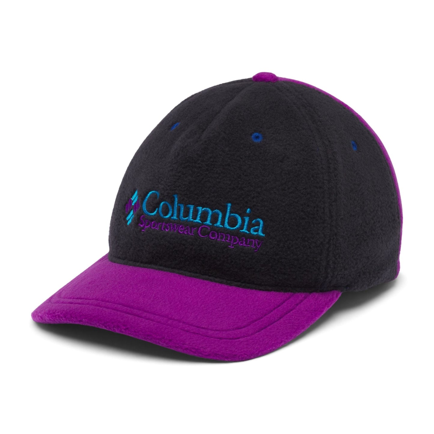 Unisex Columbia Fleece Cap - Black Plum
