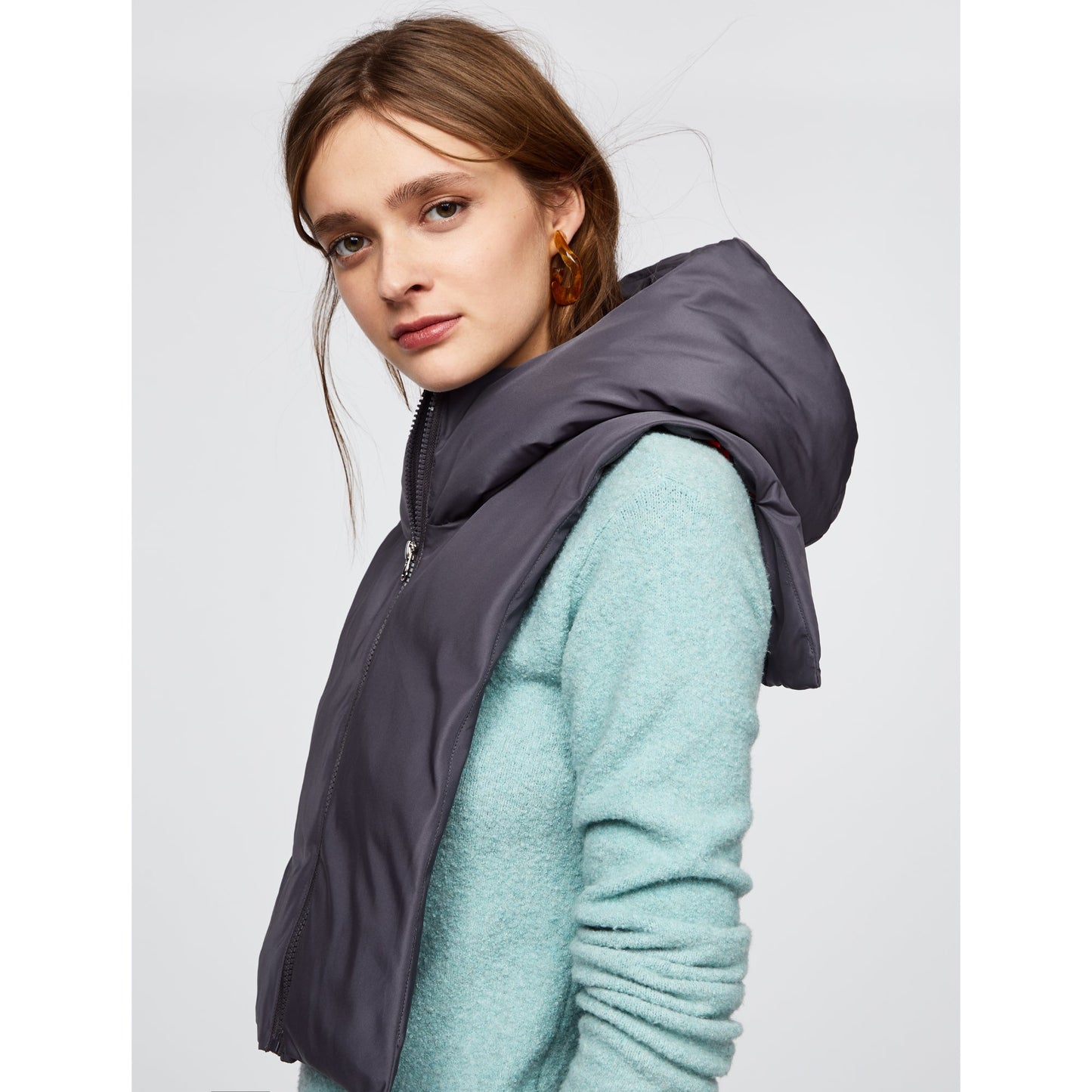 Ape Padded scarf - Grey