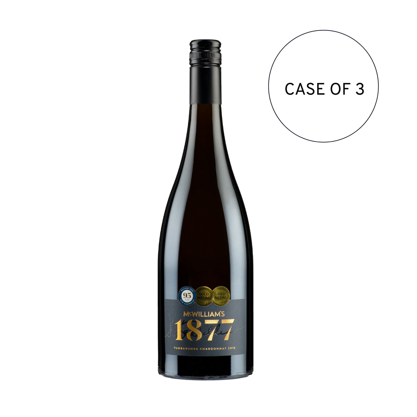 McWilliams Single Vineyard Tumbarumba Chardonnay 2018 - (Case of 3 x 750ml)