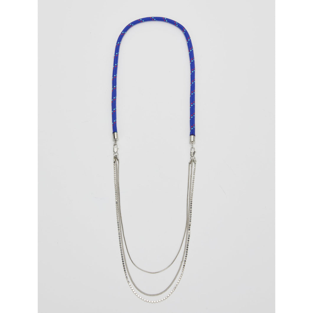 Ancora Trinkets - Necklace - Silver/Blue