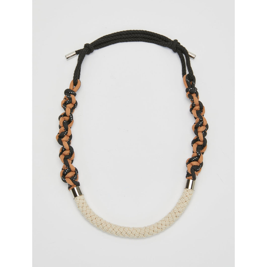 Angelo Trinkets - Necklace - Beige/Black