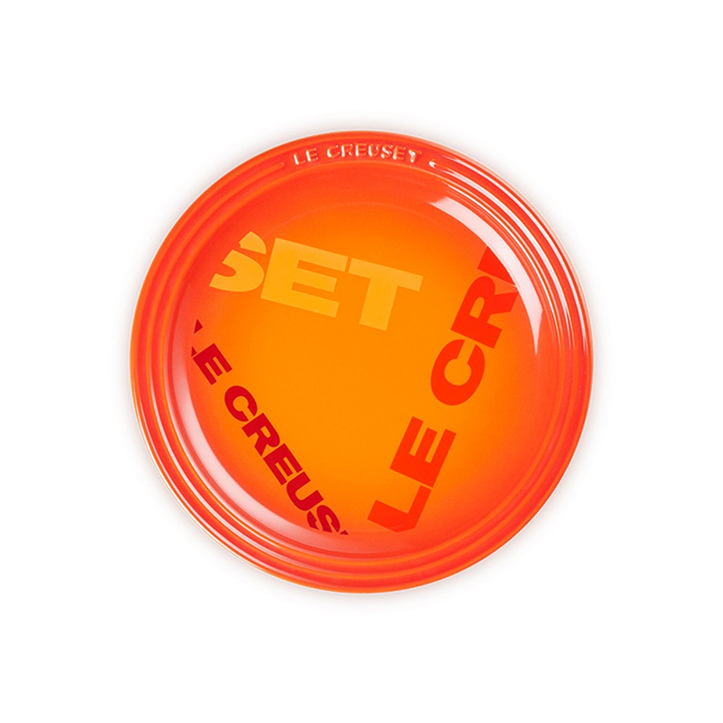 Tokyo 23cm Round Plate - Big Logo Decal Flame