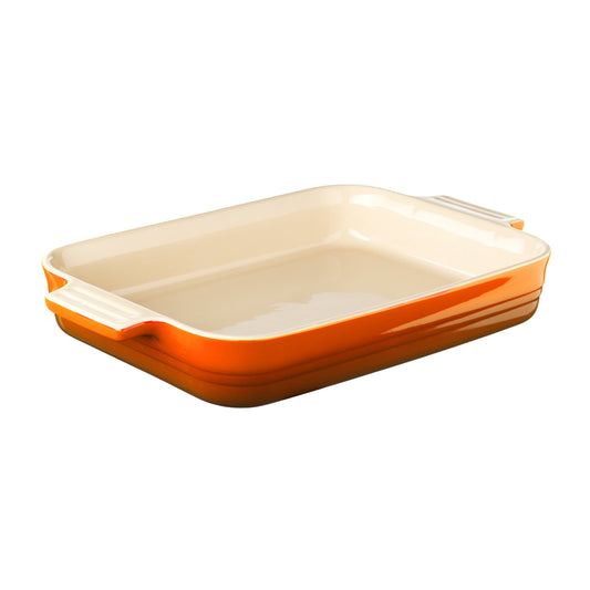 Classic 21cm Rectangular Dish - Flame