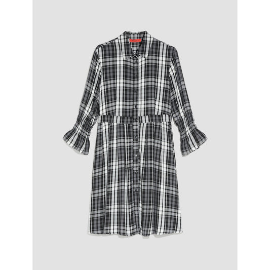Dania Dress - Black/White Pattern