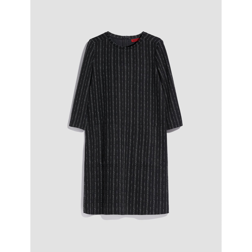 Cosmo Jersey dress - Black Pattern