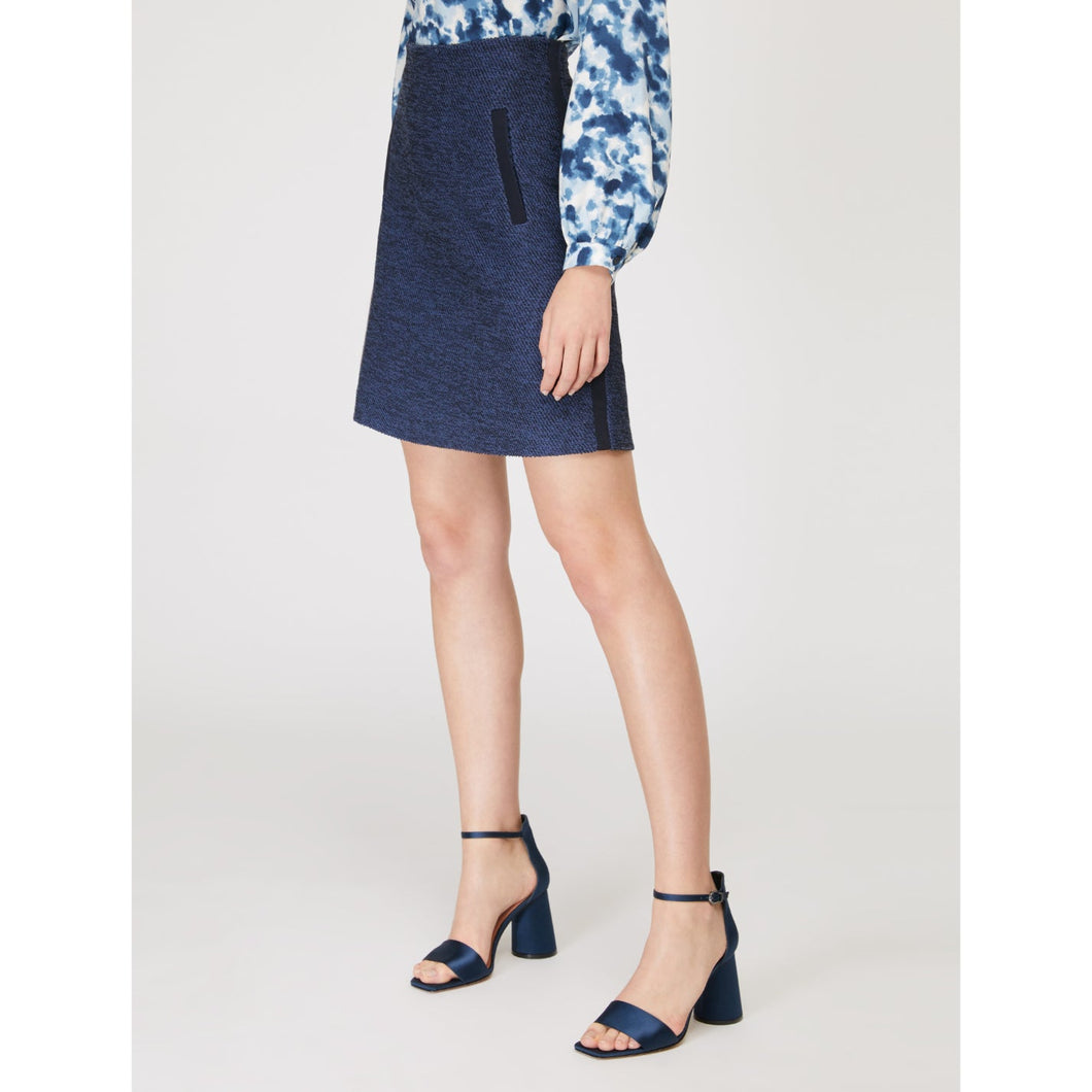 Crocevia Jersey skirt - Blue