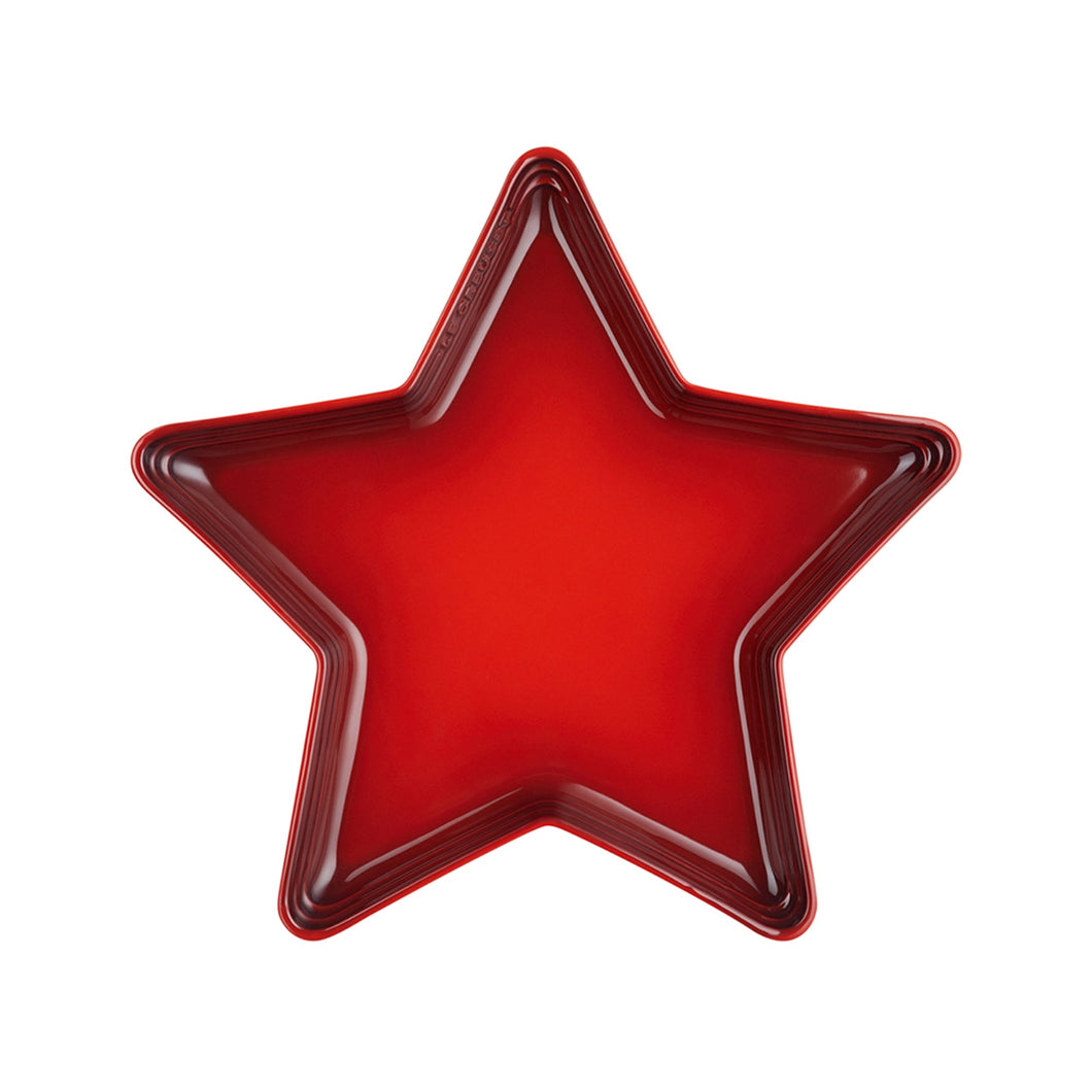 36cm Star Platter - Cerise