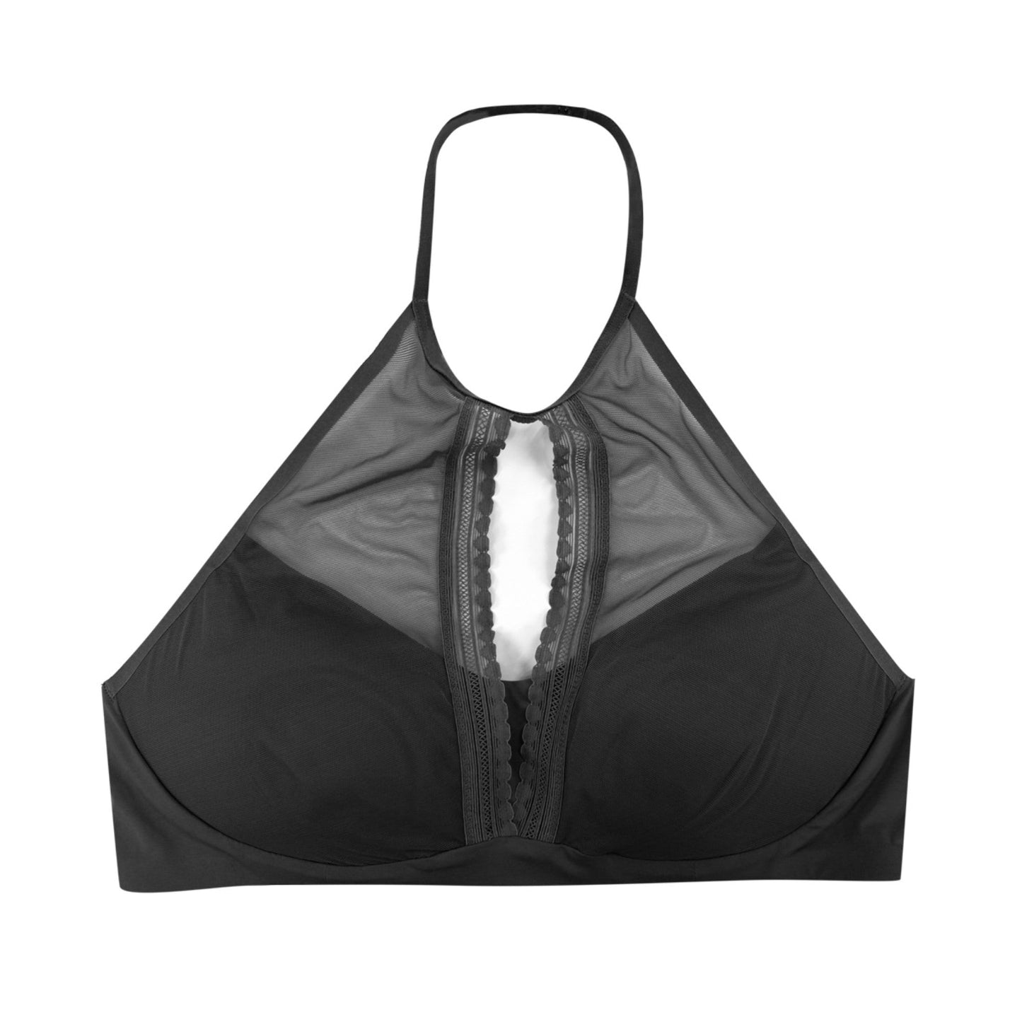 Stylish Top Bralette - Black