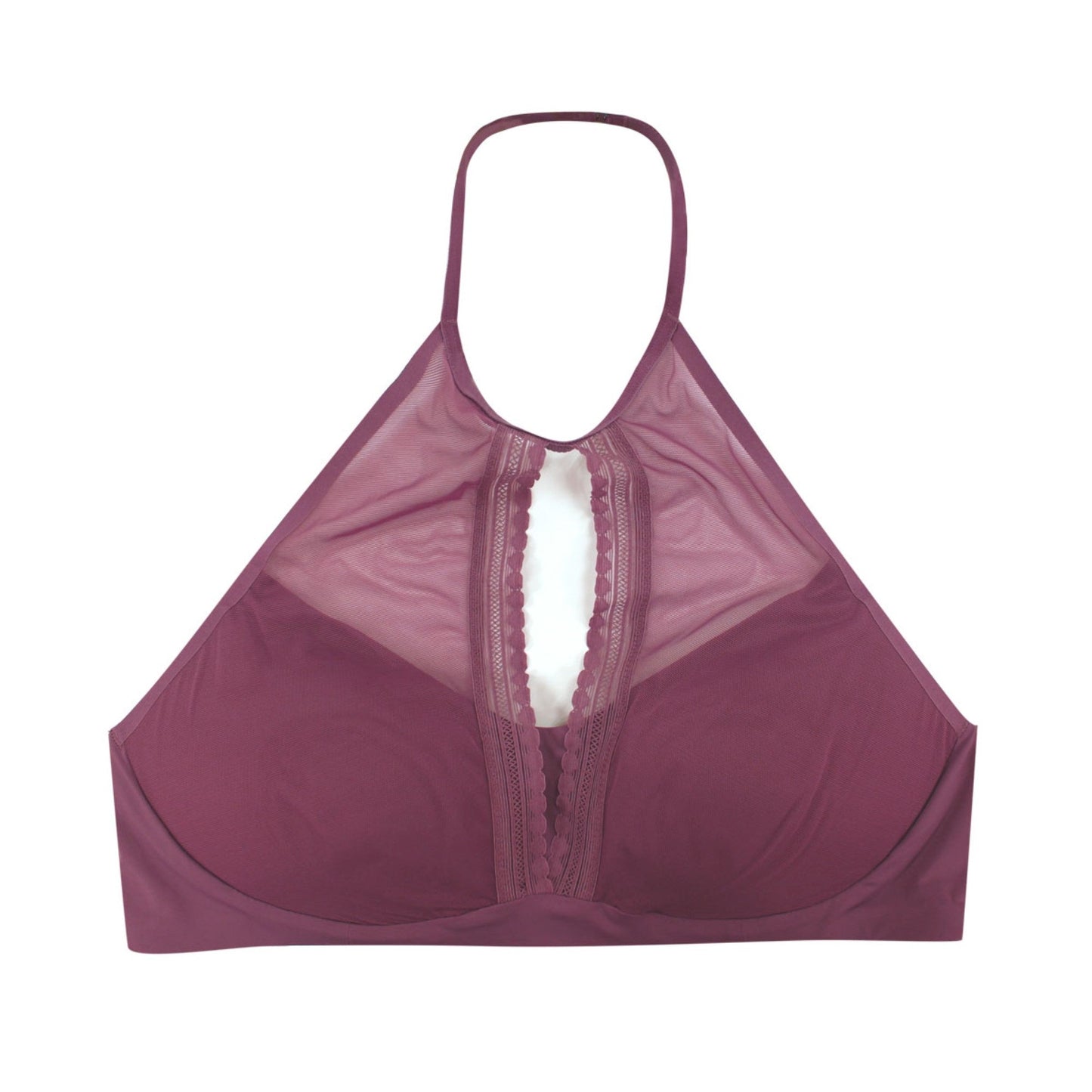 Stylish Top Bralette - Claret