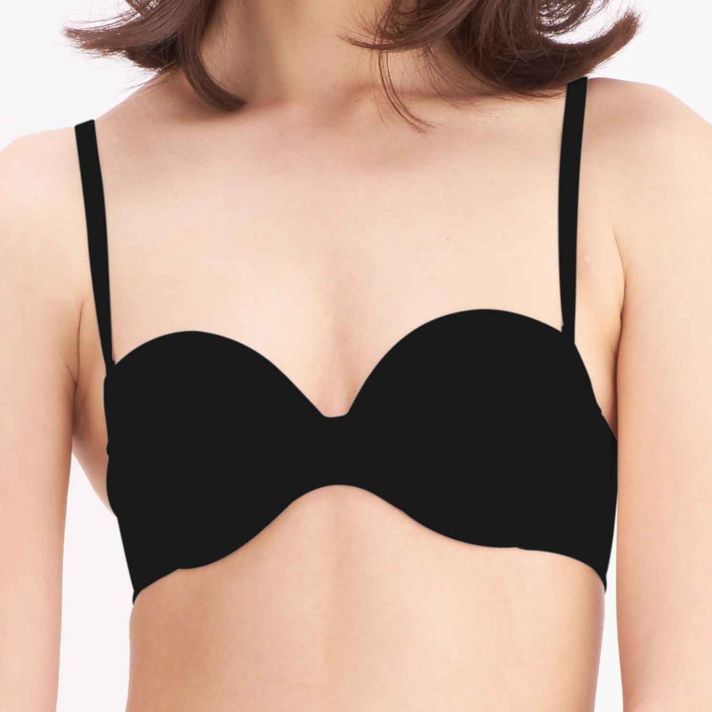 Strapless Lightly Lined Bra - Black