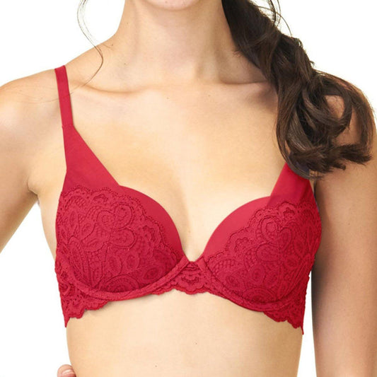 Mibra Demi Lacy Bra - Chinese Red