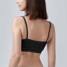 Load image into Gallery viewer, Bandeau Lacy Bra - Black
