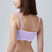 Load image into Gallery viewer, Bandeau Lacy Bra - Pastel Lilac
