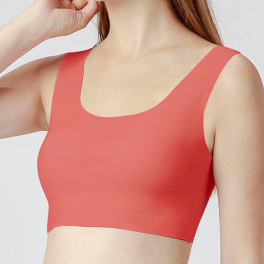 Invisible Seamlesss Bra Top - Rich Chestnut