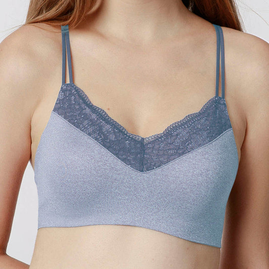 Heather Bralettle - Nightshadow Blue Heather