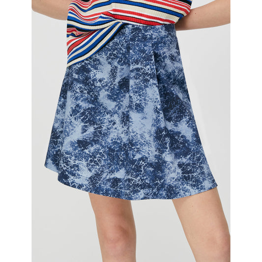 Patrono Skirt - Blue Pattern