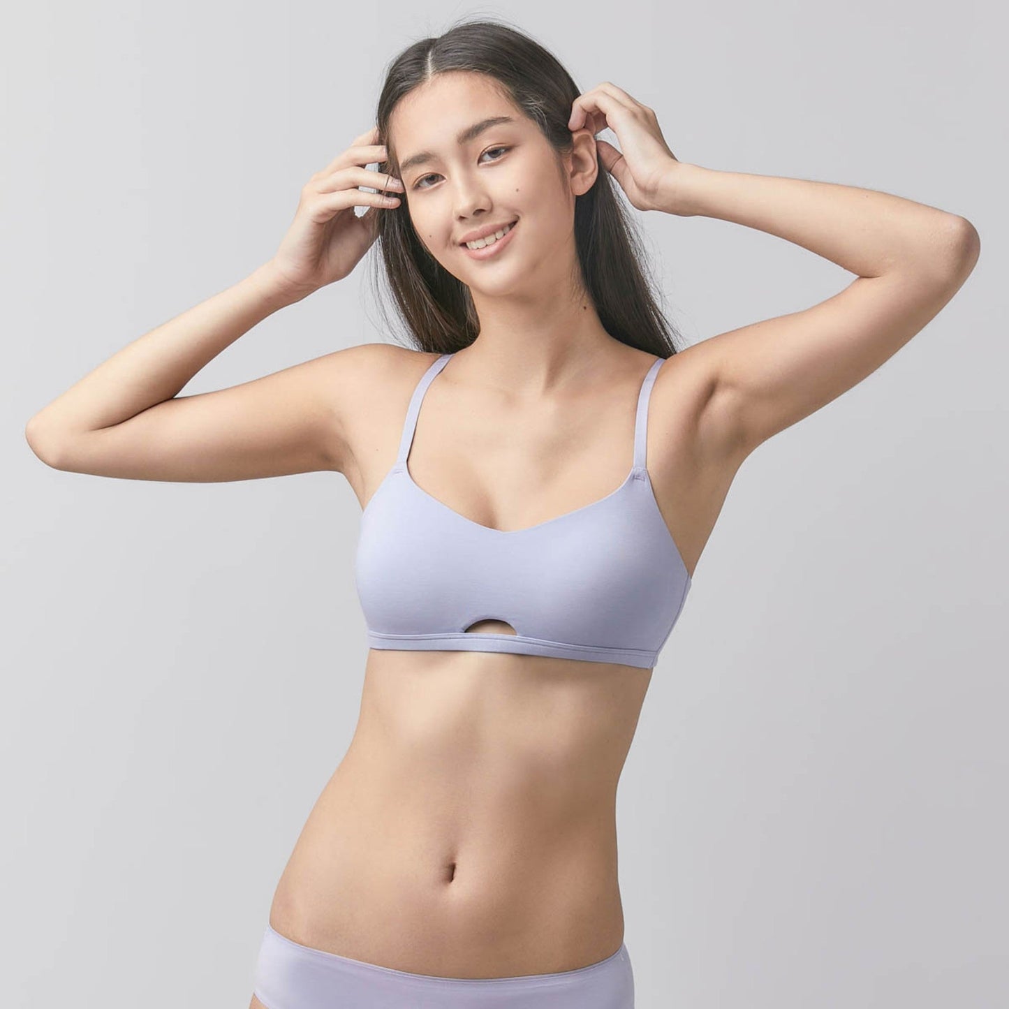 Sustainable Herbafoam™ Removable-Pad Bralette - Cosmic Sky
