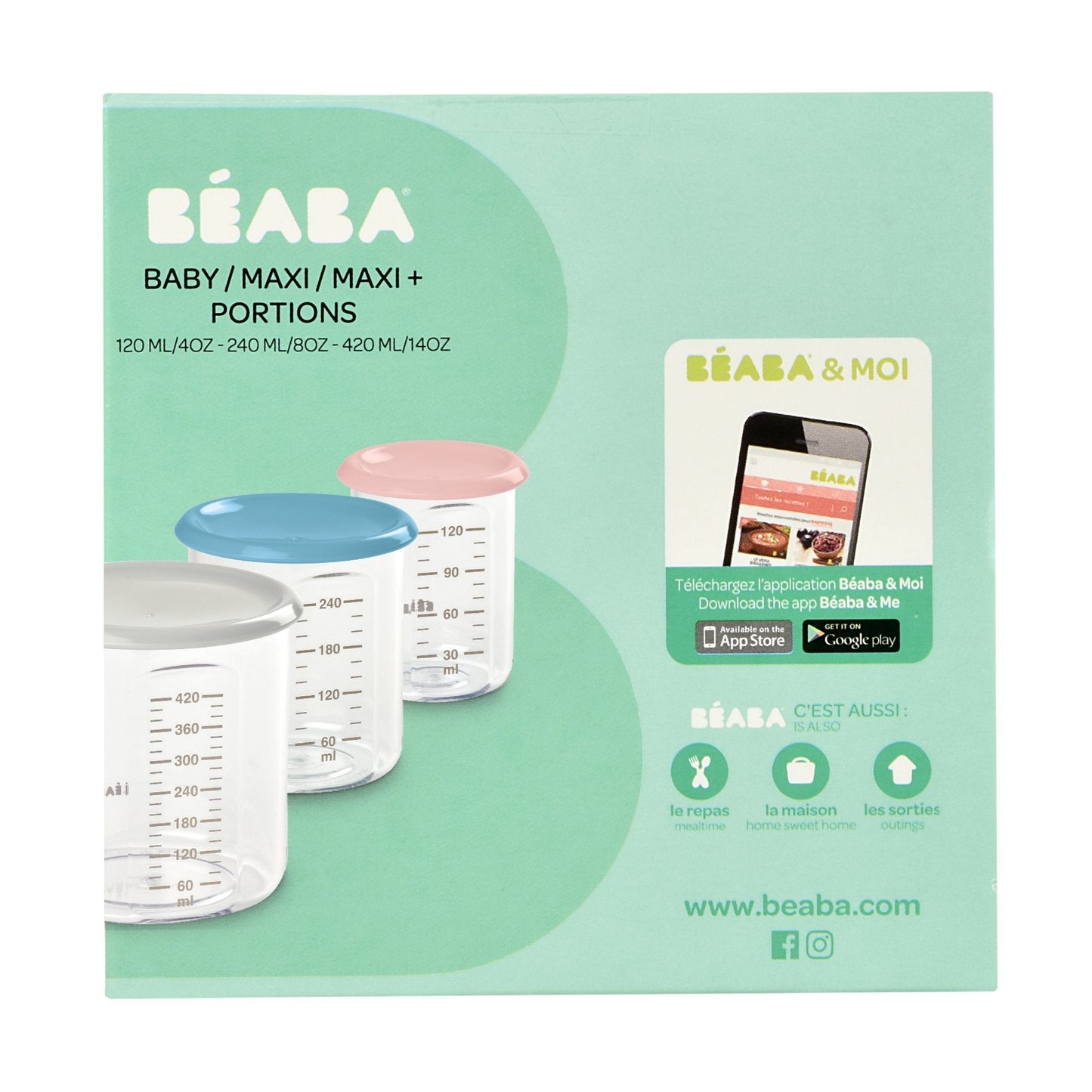 Set of 3 Conservation Jars (1 Baby / 1 Maxi / 1 Maxi +)
