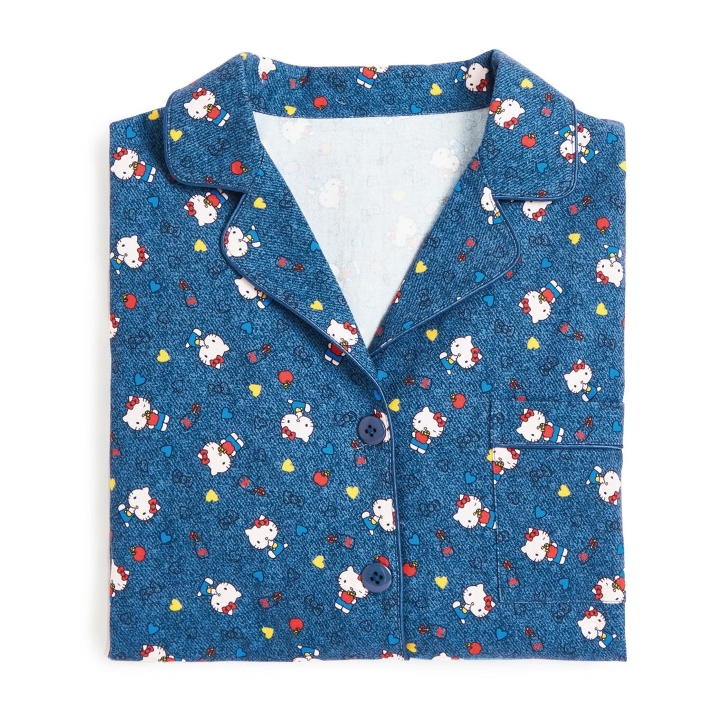 Sanrio Long Pajama Nightsuit - Hello Kitty Print