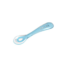 Load image into Gallery viewer, 2nd Stage Soft Silicone Spoon - Windy Blue
