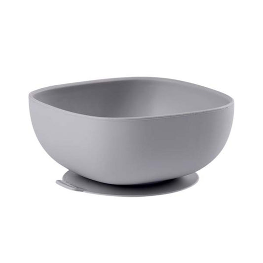 Silicone Suction Bowl - Grey