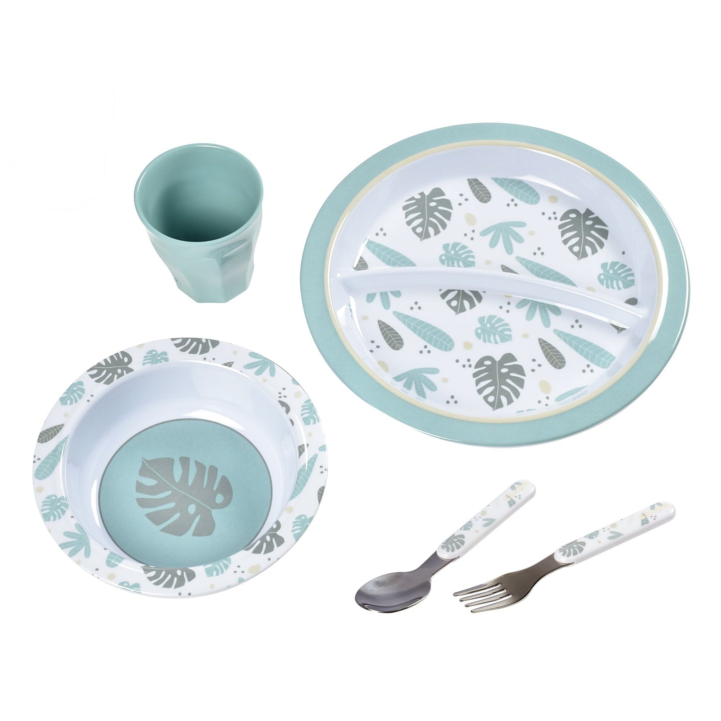Melamine Gift Meal Set - Jungle