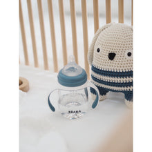 Load image into Gallery viewer, 2-In-1 Bottle to Sippy Learning Cup 210ml - Windy Blue
