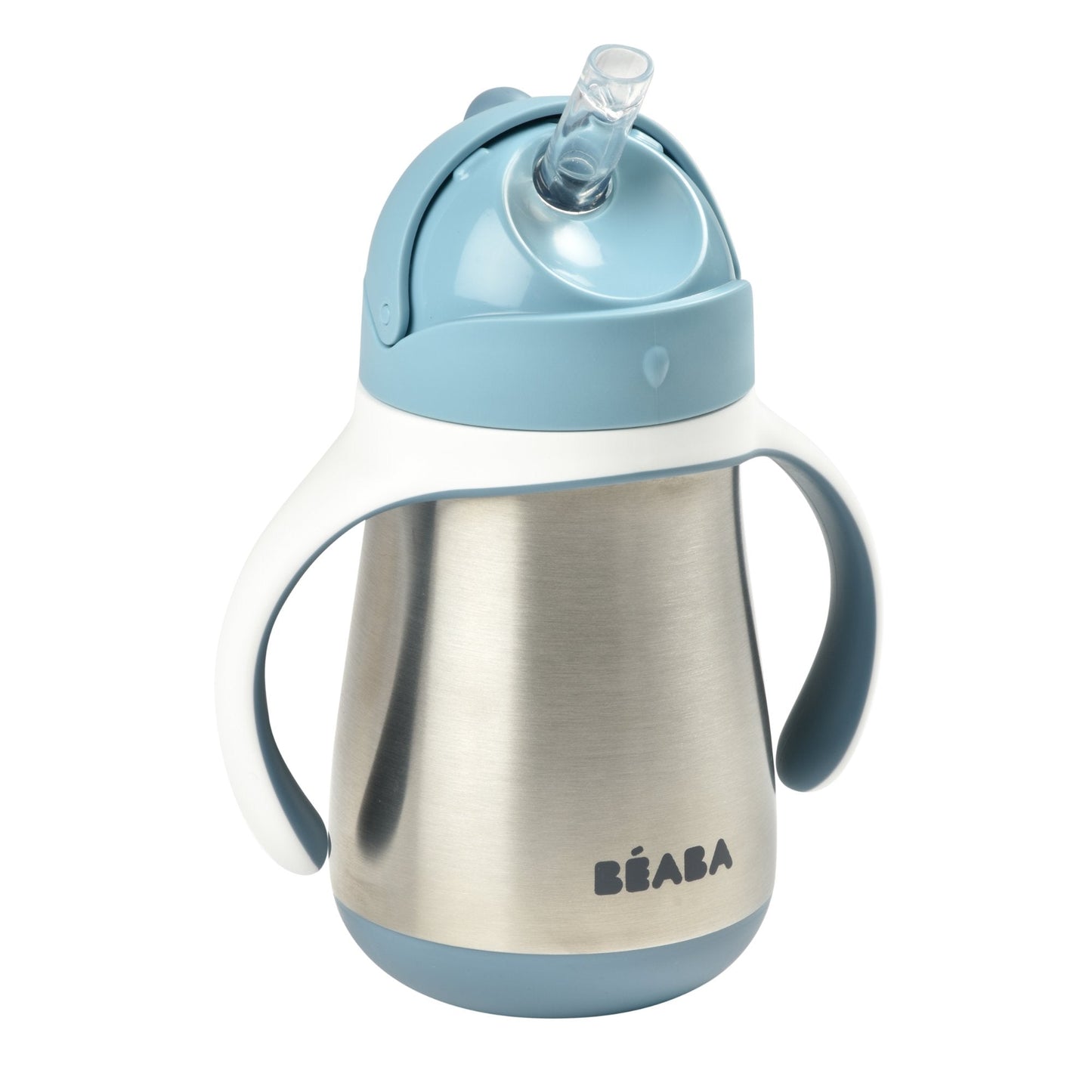 Stainless Steel Straw Cup 250ml - Windy Blue