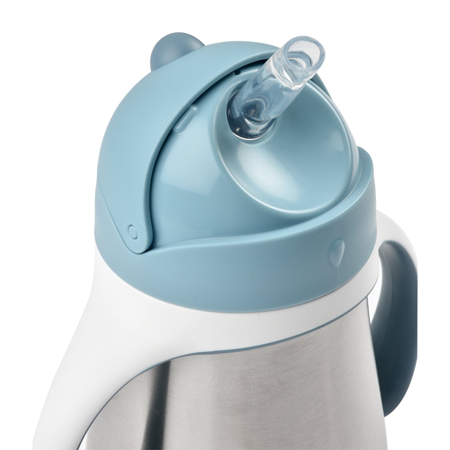 Stainless Steel Straw Cup 250ml - Windy Blue