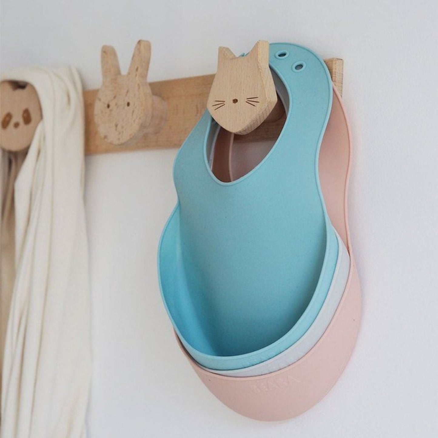 Silicone Bib - Airy Green