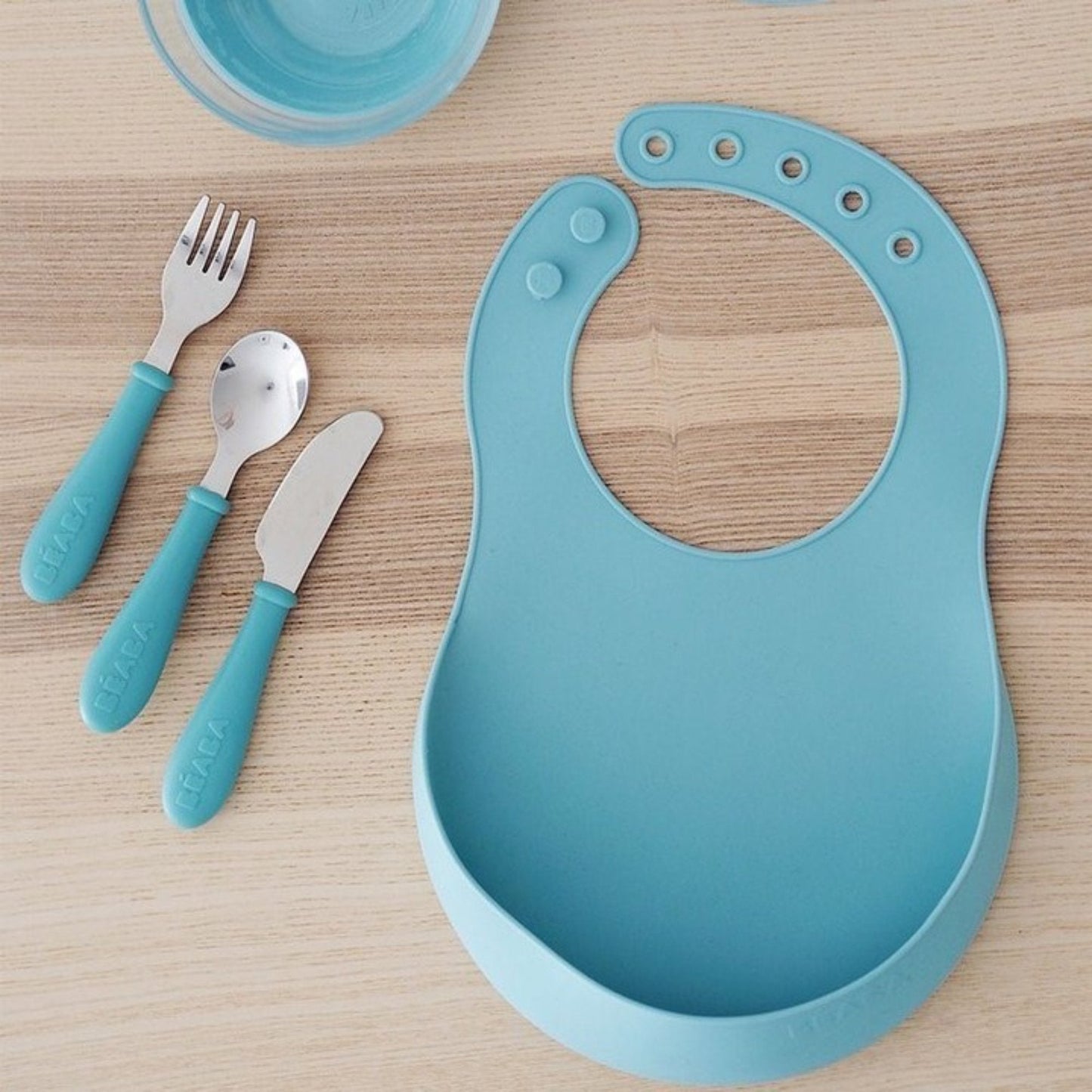 Silicone Bib - Airy Green