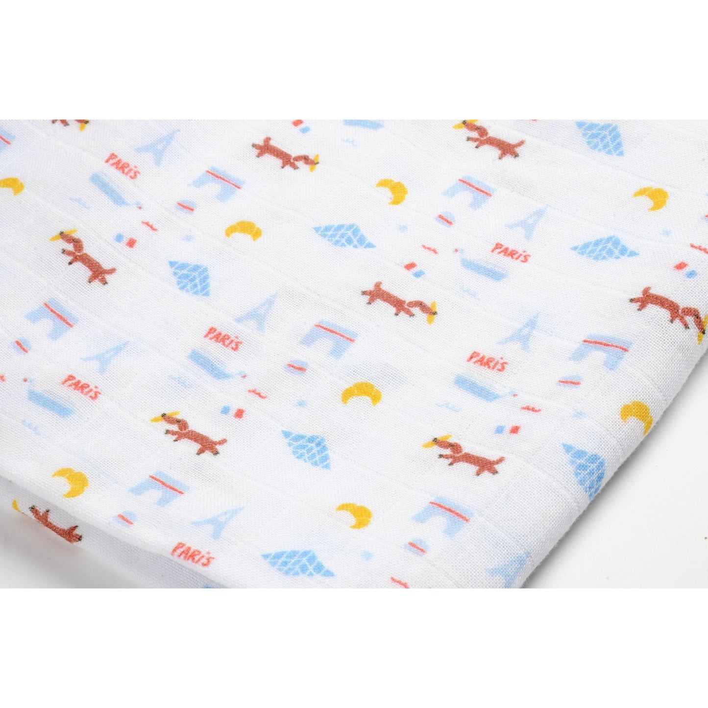 Pack of 3pcs Organic Muslin Swaddle - Paris - 70 x 70cm