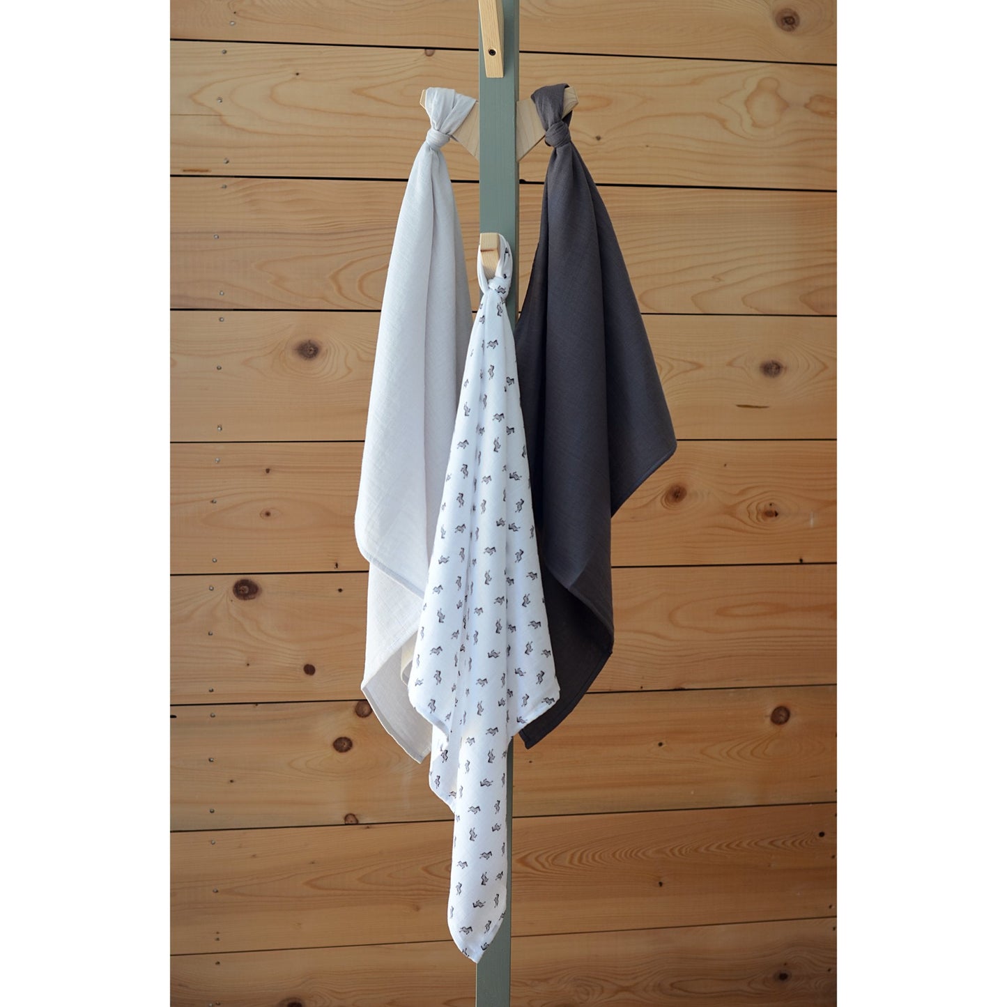 Pack of 3pcs Organic Muslin Swaddle - Savana - 70 x 70cm