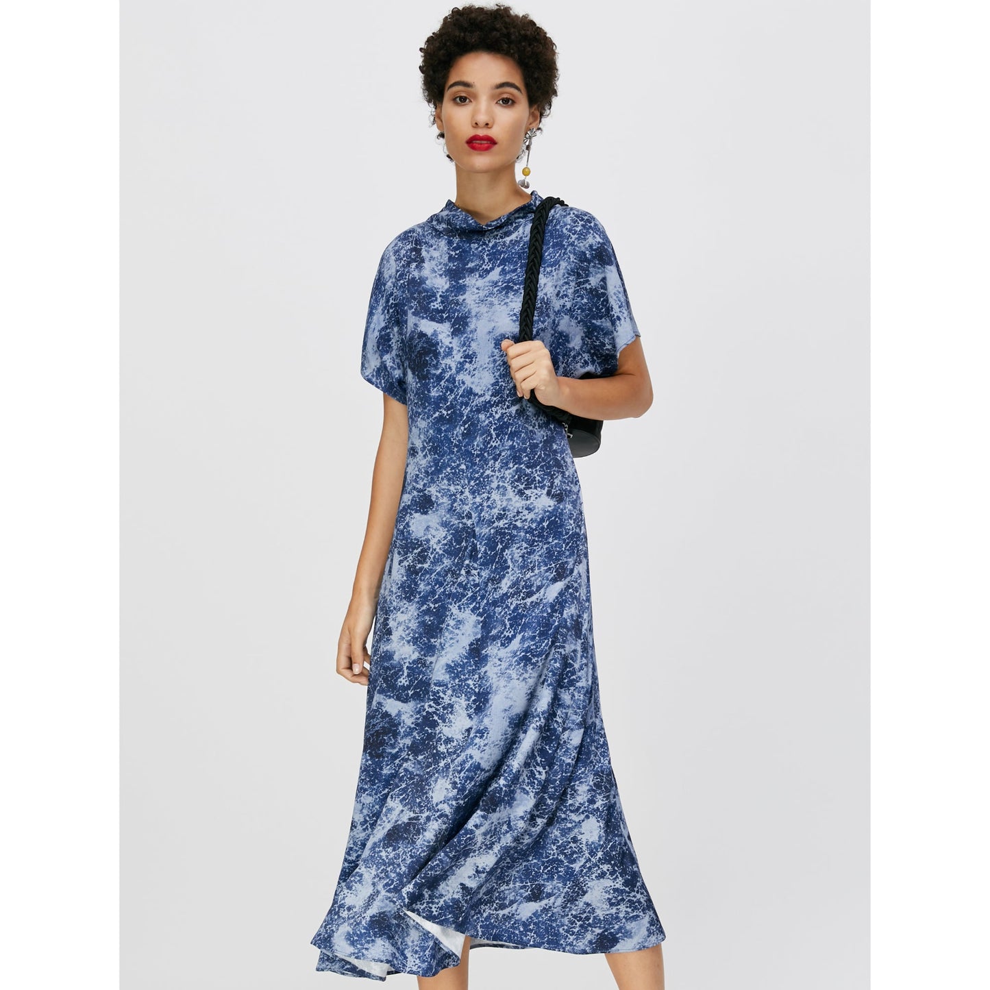 Patria Dress - Blue Pattern