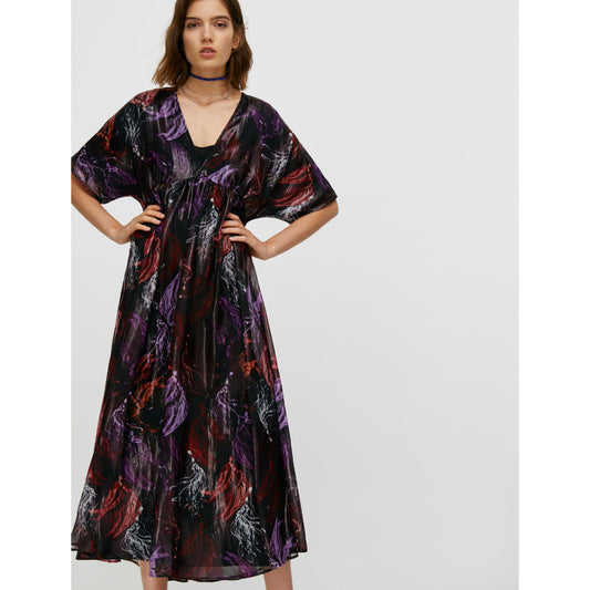 Perenne Dress - Black Pattern