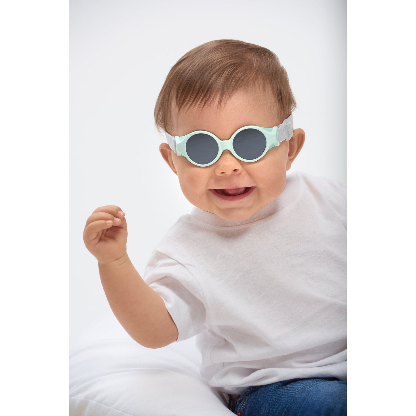 Newborn Strap Sunglasses 0-9m - Powder Green